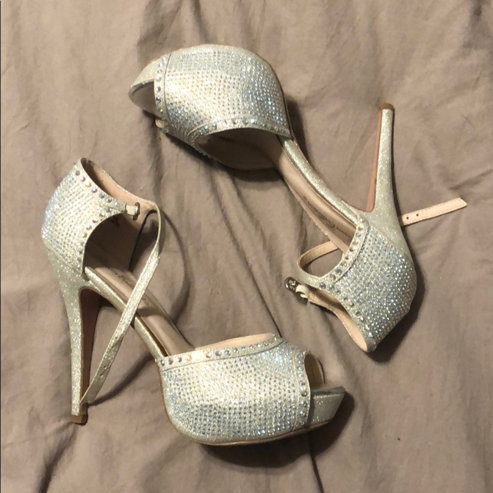 Rhinestone Pumps